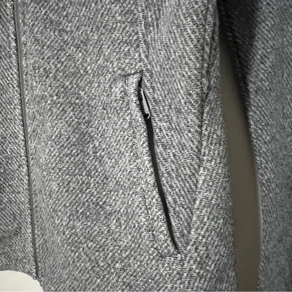Athleta Stroll Fleece Full Zip Jacket in Grey Sz XXS - Picture 5 of 6